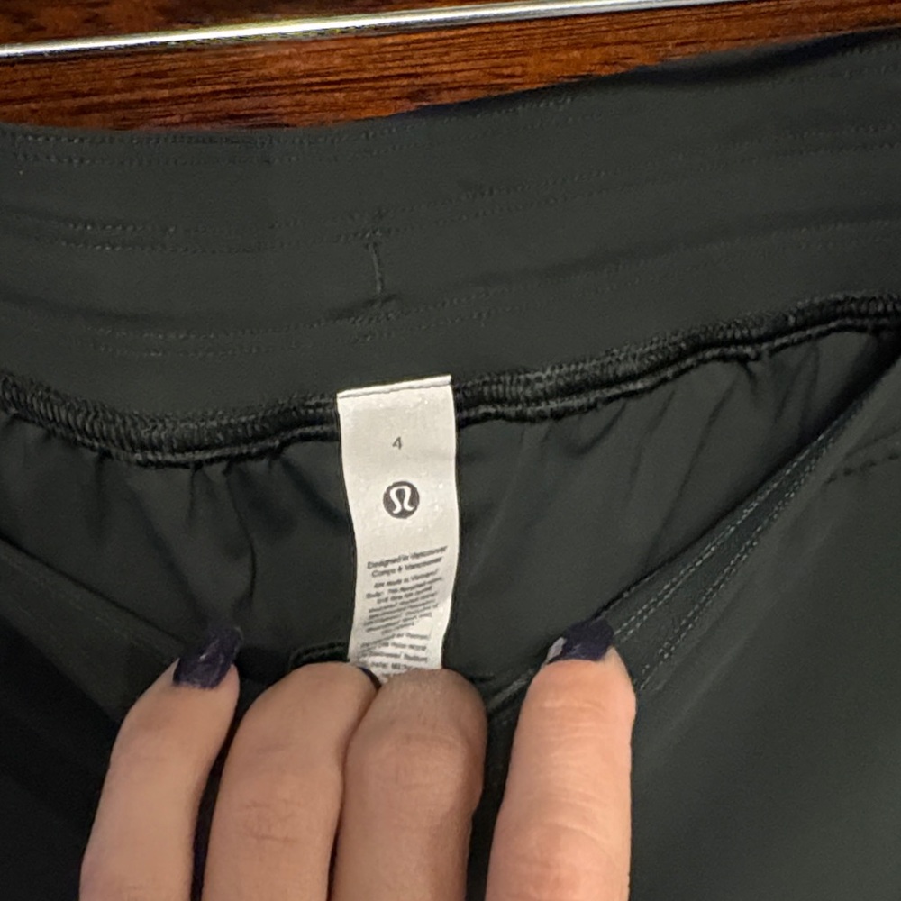 Lululemon Athletica Dark Green Track Pants - Picture 3 of 5